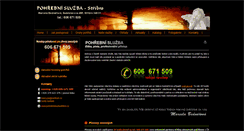 Desktop Screenshot of pohrebnisluzbastribro.cz